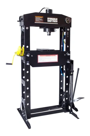 Пресс гидравлический напольный 50т PROFI,ручной/ножной привод(рабочая высота: 0-1000мм, рабочая ширина: 700мм, рабочий стол: 250х700мм, ход штока: 200