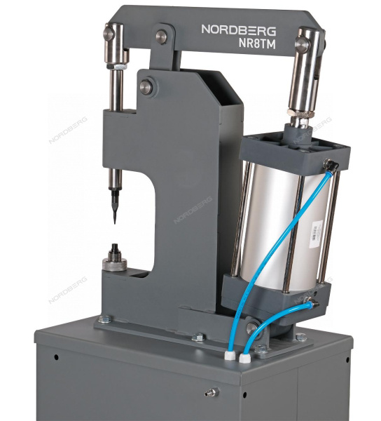 Пневматический станок для заклепки тормозных колодок с тумбой NR8TM (цилиндр 160)