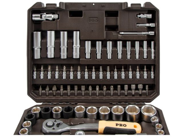 Набор головок и бит 94пр. 1/4",1/2" PRO STARTUL DAKAR (PRO-094DK)