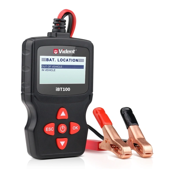 Тестер аккумуляторной батареи 12В VIDENT iBT100