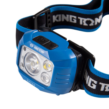 KING TONY 9TA53 Фонарь светодиодный, налобный, 1 Led COB, 3,7 В