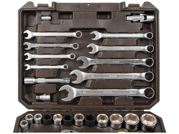 Набор головок и ключей 82пр. 1/4",1/2" PRO STARTUL DAKAR (PRO-082DK)