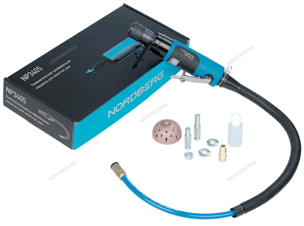 Пневмозачистная машинка для зачистки шин с насадкой и быстросъемным держателем NORDBERG NP3405