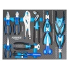 Набор шарнирно-губцевого инструмента 13пр.,в ложементе