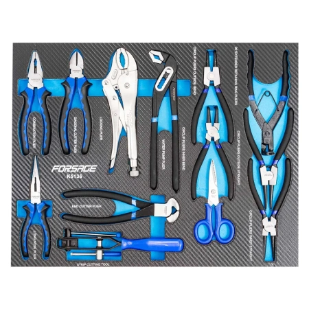 Набор шарнирно-губцевого инструмента 13пр.,в ложементе