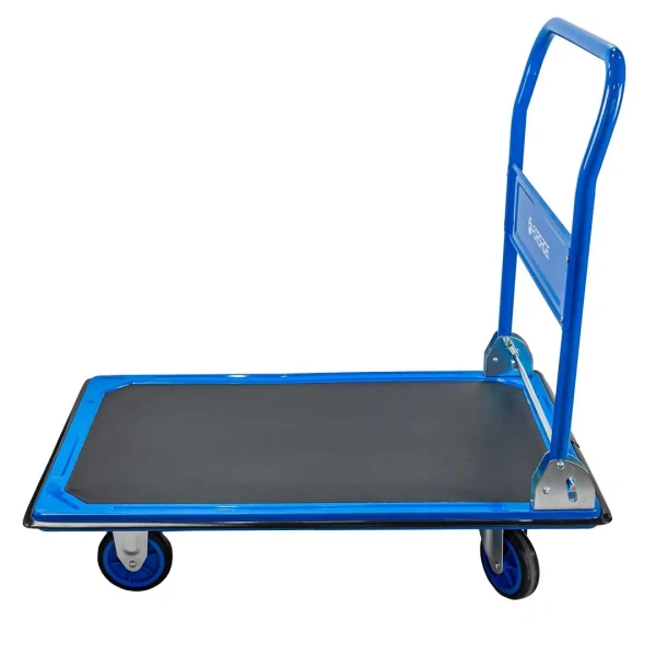 Тележка платформенная ручная складная (г/п 300кг, 910х610х870, 125мм-Ø колес)
