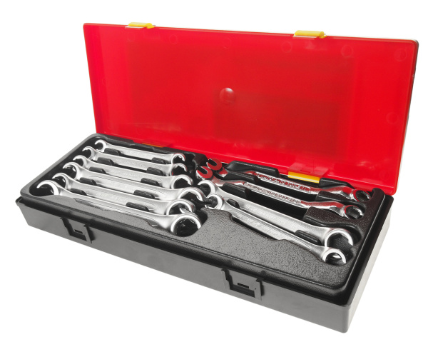 Набор ключей разрезных евро-типа JTC K6102 (10 предметов в кейсе)