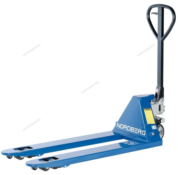 Тележка складская гидравлическая с резиновыми колесами 3 т NORDBERG N3902-30R