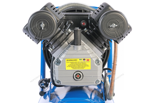 Компрессор поршневой V-образный 220В, ресив. 50л, 360л/мин