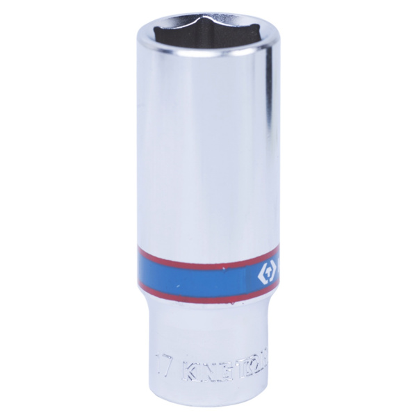 Головка торцевая глубокая шестигранная 3/8", 17 мм KING TONY 323517M