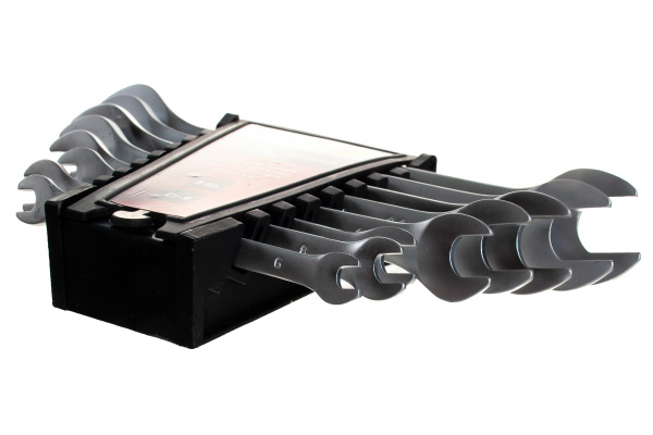 Набор ключей рожковых на пластиковом держателе Thorvik W1S8PR, 6-22 мм, 8 предметов