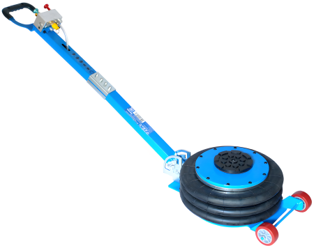 Пневматический домкрат 3-секционный с ручкой AE&T T08105A (5т)