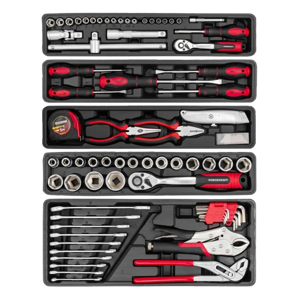 Набор инструментов 85пр. 1/4'', 1/2''(6гр.)