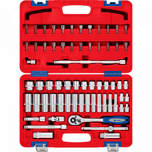 Набор инструментов универсальный, 64 предмета МАСТАК 01-064C