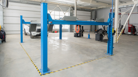 Подъемник четырехстоечный NORDBERG 4465B (6,5 т, для сход-развала, синий)