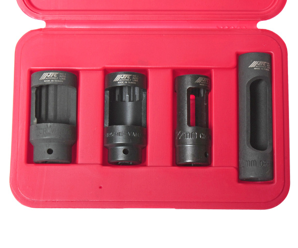 Набор головок для снятия датчика кислорода JTC 1543 (4 предмета в кейсе)