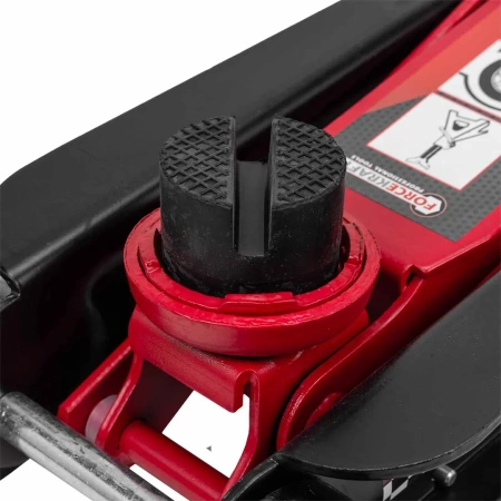 Домкрат подкатной гидравлический 3т низкопрофильный с поворотной ручкой