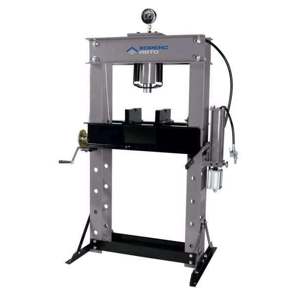 Пресс гидравлический 50 т ручной и пневматический привод Хорекс Авто HZ 01.1.050-2