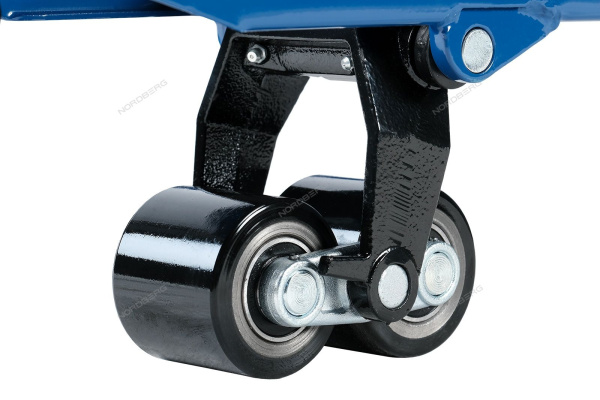 Тележка (Рохля) складская гидравлическая 2,5 т, усиленная, с резиновыми колесами NORDBERG N3901-25R