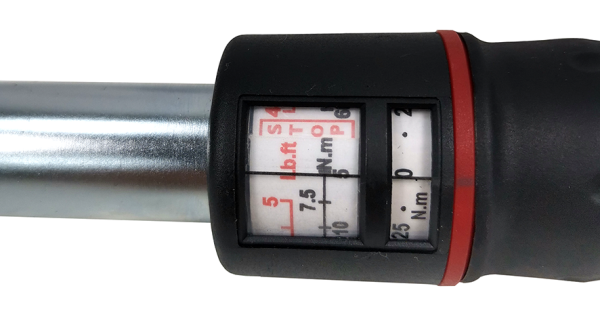 Ключ динамометрический TA-B3060-38 со шкалой в окошке, 0-60Nm, 3/8"