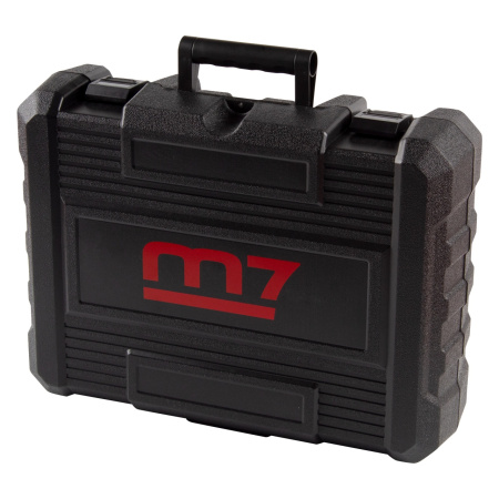 Аккумуляторный шуруповерт MIGHTY SEVEN DS-203SP, ударный, 18 В, 4 предмета, кейс, в комплекте набор бит