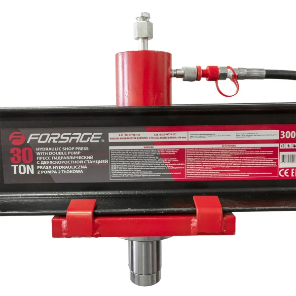 Пресс гидравлический напольный 30т(рабочая высота: 0-965мм, рабочая ширина: 630мм,вес 122кг)