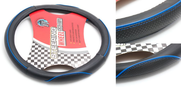 Чехол руля HL-322BK/BL-M