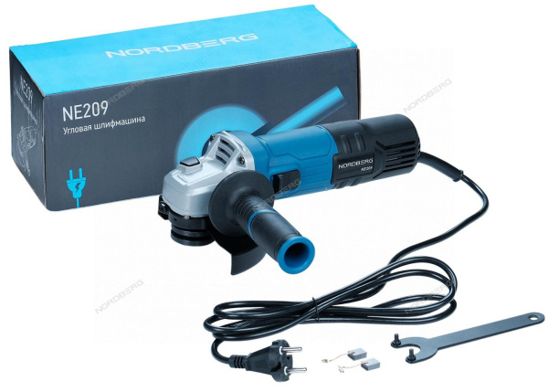 Угловая шлифовальная машина Nordberg NE209 Ø диска 125 мм, 900 Вт