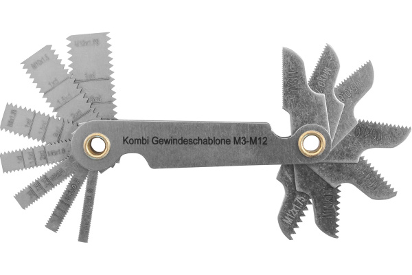 Набор комбинированных резьбовых шаблонов Thorvik PG14SC, 14 предметов