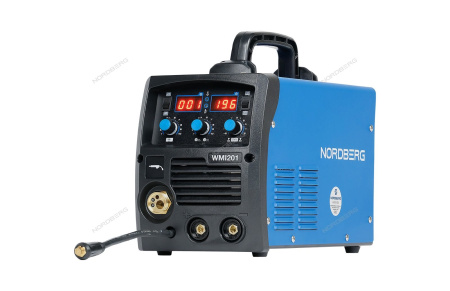 Аппарат сварочный инверторный NORDBERG WMI201 (MIG+MMA, 220V)