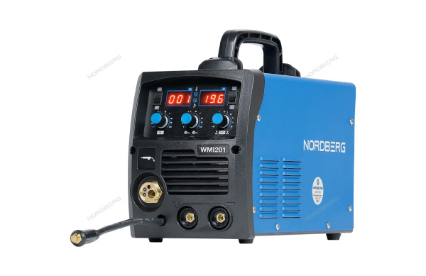 Аппарат сварочный инверторный NORDBERG WMI201 (MIG+MMA, 220V)