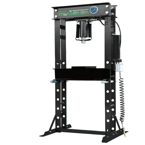 Пресс гидравлический напольный 40т, ручной/пневмо привод (рабочая высота: 125-1080мм, рабочая ширина: 685мм, рабочий стол: 325х685мм, ход штока: 175мм