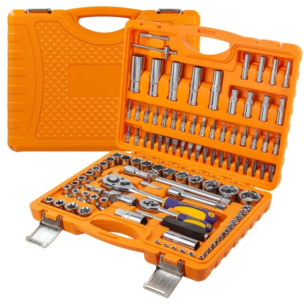 Набор инструментов 108пр. 1/4'', 1/2'' (6гр.)(4-32мм)