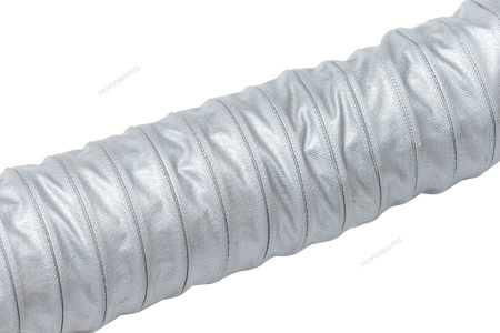 Шланг газоотводный Ø75мм, длина 10м, до +250°С (серый) NORDBERG HF076G10