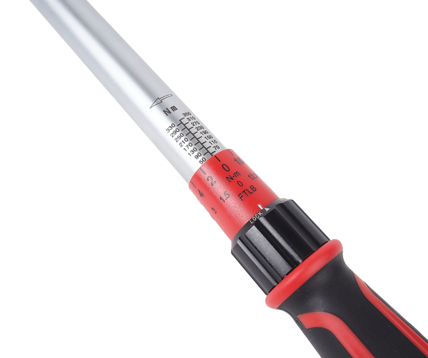 Ключ динамометрический двухстороннего действия JTC 6687 (1/2", 50-350 Нм, 585 мм)