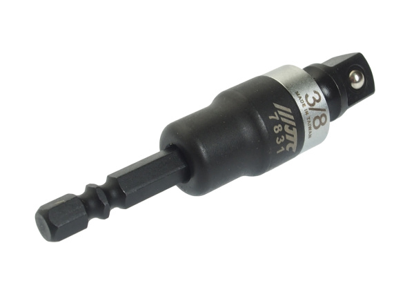 Адаптер карданный под шуруповерт JTC 7831 (1/4"х3/8", 6,35 мм)