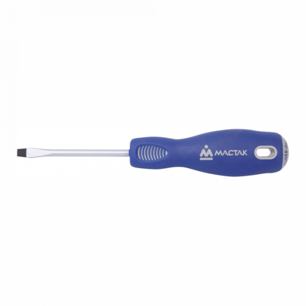 Отвертка шлицевая Slotted 5.5х75 мм, держатель МАСТАК 040-55075H