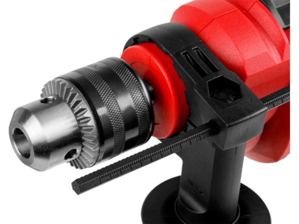 Дрель ударная WORTEX DS 1307-1 в кор. 800 Вт, 1 скор, 25 мм в дер., ключевой патрон 13 мм.