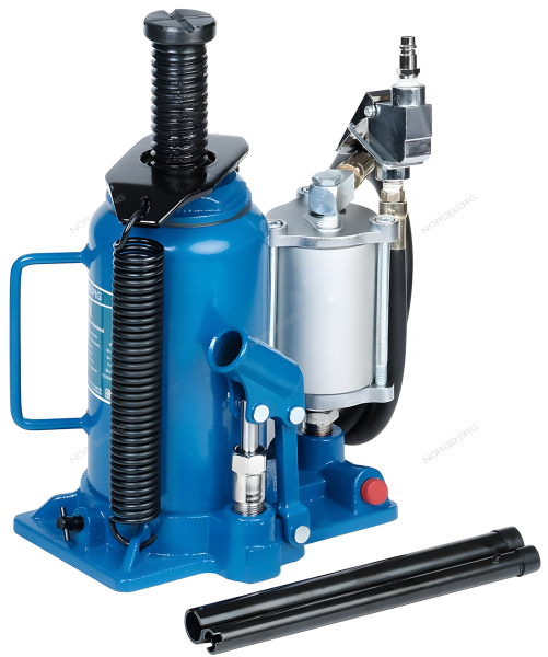 Домкрат бутылочный пневмогидравлический 20 т NORDBERG N31320