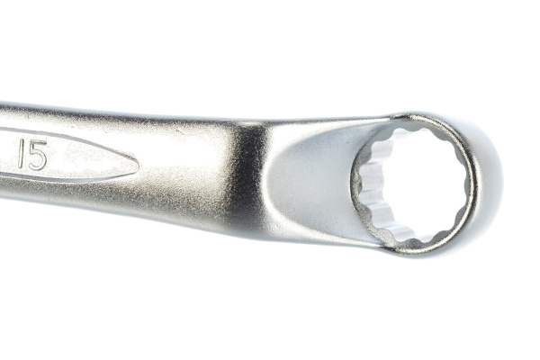 Ключ гаечный накидной W231415, изогнутый 75°, 14х15 мм