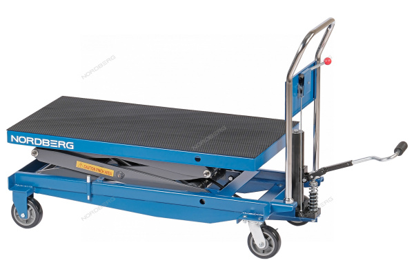 Стол подъемный гидравлический 1000 кг двойные ножницы NORDBERG N3T1001