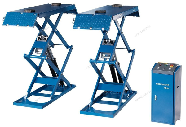 Подъемник ножничный низкопрофильный 3т 220В NORDBERG N631L-3_220