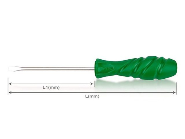 Отвертка "-" 5х100мм TOPTUL