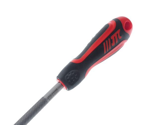 Напильник круглый JTC 7119R (255 мм, №2, 60 HRC)