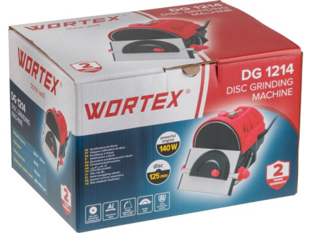 Дисковый шлифовальный станок WORTEX DG 1214 в кор. 140 Вт, 125 мм, 800-4000 об/мин