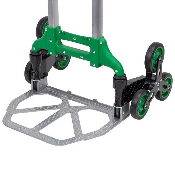 Тележка ручная складная с телескопической ручкой (г/п80кг,500х485х995мм-в разложенном полож.,385х280-рабочая площадка, 100мм-Ø колес)