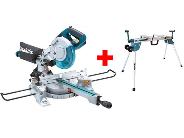 Торцовочная пила MAKITA LS 0815 FLN в кор. + Стол для торцовочной пилы (DEAWST06) (1400 Вт, 216х30.0 мм, глуб. до 65 мм, шир. до 305 мм, лазер, подсве Торцовочная пила MAKITA LS 0815 FLN в кор. + Стол для торцовочной пилы (DEAWST06) (1400 Вт, 216х30.0 мм, глуб. до 65 мм, шир. до 305 мм, лазер, подсве