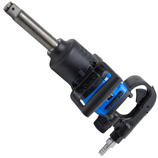 Пневмогайковерт ударный с длинным валом,реверсом и регулировкой усилия 1''(2000Hм, 6000 об/мин,6.3bar,320 л/мин,8.4кг)