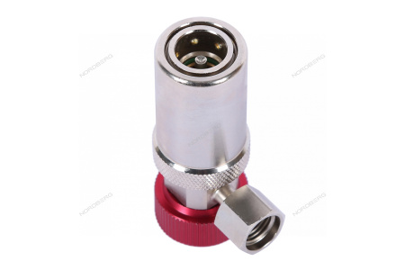 Муфта быстросъемная R134a NORDBERG NFA7H (высокое давление, красная, тип BMW)