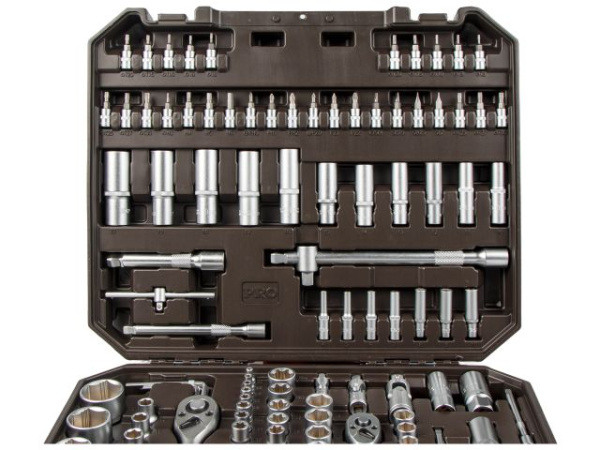 Набор головок и бит 171пр. 1/4",3/8",1/2" PRO STARTUL DAKAR (PRO-171DK)